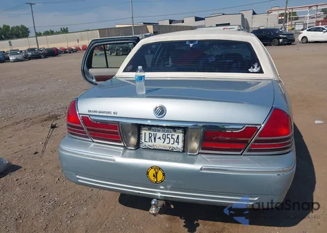 2004 Mercury Grand Marquis Gs из США, поврежденный, VIN 2MEFM74WX4X672773